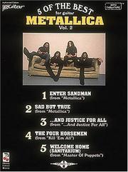 Cover of: Metallica - 5 of the Best/Vol. 2*