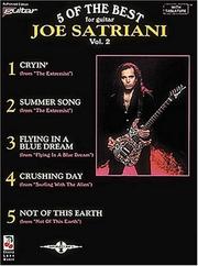 Cover of: Joe Satriani - 5 of the Best/Vol.2*