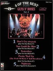 Cover of: Guns N' Roses - 5 Of The Best - Vol. 2 - Guitar (Play-It-Like-It-Is Guitar) by Guns N' Roses