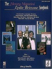 Cover of: The Henry Mancini/Leslie Bricusse Songbook (Countdown to Space) by Mancini/Bric