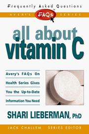 Cover of: FAQs All about Vitamin C (Freqently Asked Questions)