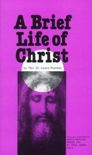 Cover of: A Brief Life of Christ