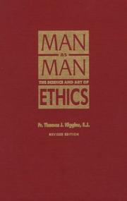 Cover of: Man As Man by Thomas J. Higgins