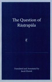 Cover of: The Question of Rastrapala