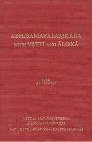 Cover of: Abhisamayalamkara with Vrtti and Aloka - Vol. 2