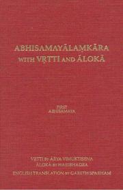 Cover of: Abhisamayalamkara with Vrtti and Aloka - Vol. 2 by Arya Vimuktisena, Haribhadara