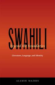 Cover of: Swahili beyond the Boundaries: Literature, Language, and Identity (Ohio RIS Africa Series)