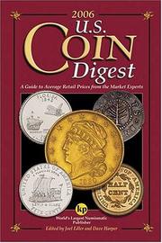 Cover of: 2006 U.S. Coin Digest: A Guide To Average Retail Prices From The Market Experts (Us Coin Digest)