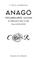 Cover of: Anago (Colección Del Chichereku En El Exilio)
