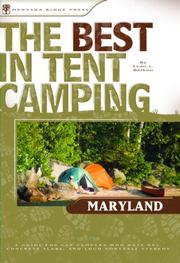 Cover of: The Best in Tent Camping: Maryland by Evan L. Balkan, Evan L. Balkan