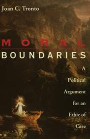 Cover of: Moral boundaries