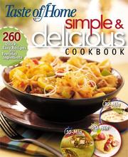 Cover of: Simple  &  Delicious Cookbook by Taste of Home