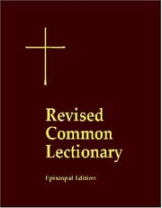 Cover of: The Revised Common Lectionary by Church Publishing