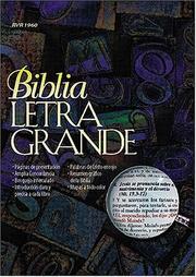 Cover of: Biblia letra grande