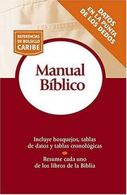 Cover of: Manual Bíblico Serie Referencias De Bolsillo by Nelson Reference