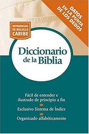 Cover of: Diccionario De La Biblia Serie Referencias De Bolsillo