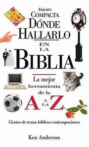 Donde Hallarlo en la Biblia edición compacta by Ken Anderson