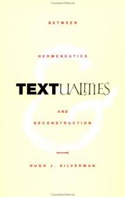 Cover of: Textualities: between hermeneutics and deconstruction