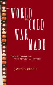 Cover of: The world the Cold War made: order, chaos and the return of history