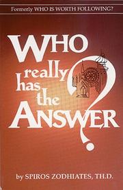 Cover of: Who Really Has the Answer?