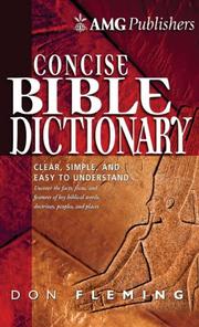 Cover of: Concise Bible Dictionary (Amg Concise)