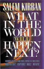 Cover of: What in the World Will Happen Next?