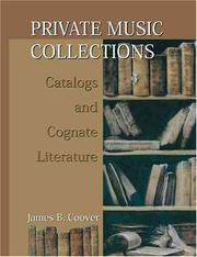 Cover of: Private Music Collections by James B. Coover