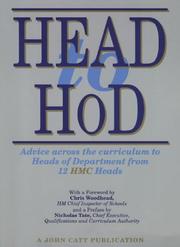 Cover of: Head to HoD