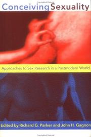 Cover of: Conceiving sexuality by edited by Richard G. Parker and John H. Gagnon.