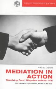 Mediation in Action by Hazel Genn