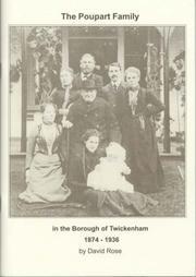 Cover of: The Poupart Family in the Borough of Twickenham 1874-1936 (Borough of Twickenham Local History Society Papers)