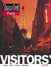 Cover of: "Time Out" Paris Visitors Guide