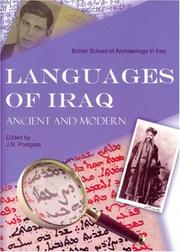 Cover of: Languages of Iraq, Ancient and Modern by J. N. Postgate