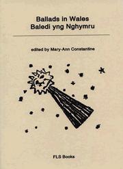 Cover of: Ballads in Wales/Baledi Yng Nghymru