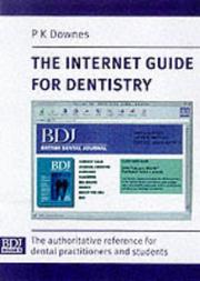 Cover of: The Internet Guide for Dentistry