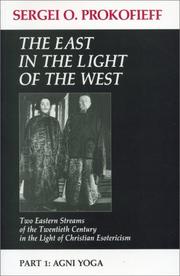 Cover of: East In the Light of the West