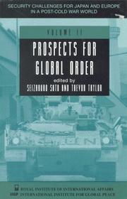 Cover of: Security Challenges for Japan and Europe in a Post Cold War World: Perspectives for Global Order (Prospects for Global Order)