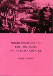 Robert Owen and the First Socialists in the Black Country by Barnsby, George J.