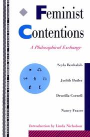Cover of: Feminist Contentions by Seyla Benhabib