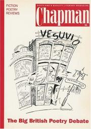 Cover of: The Big British Poetry Debate (Chapman Magazine)