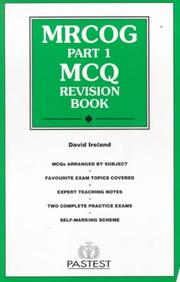 Cover of: MRCOG Part 1 MCQ Revision Book by David Ireland