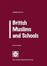 Cover of: British Muslims and Schools