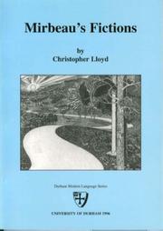 Cover of: Mirbeau's Fictions by Christopher Lloyd