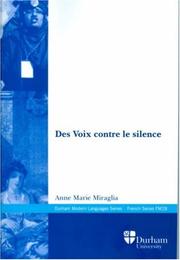 Cover of: Des Voix Contre Le Silence (Durham Modern Language)