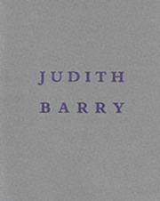 Judith Barry by Judith Barry, Jean Fisher