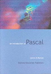 Cover of: An Introduction to Pascal