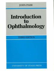 Cover of: Introduction to Ophthalmology