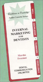 Cover of: Internal Marketing For Dentists