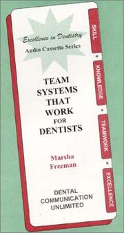 Cover of: Team Systems that Work for Dentists