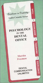 Cover of: Psychology in the Dental Office